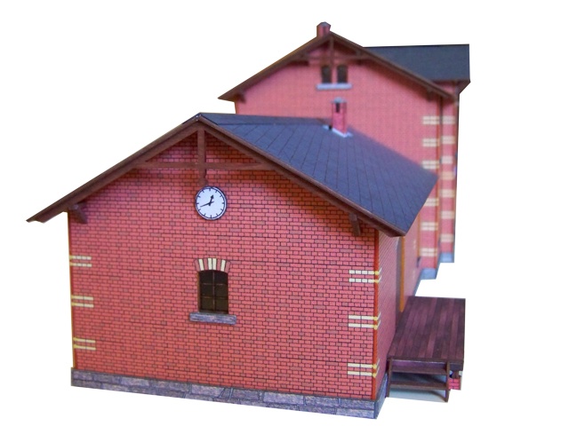 02-12-07-0-H0 - Bahnhof Bertsdorf - Empfangsgebäude