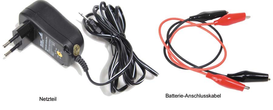 Einzelteile zu den Elektrobaukästen