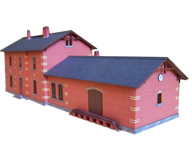 02-12-07-0-H0 - Bahnhof Bertsdorf - Empfangsgebäude