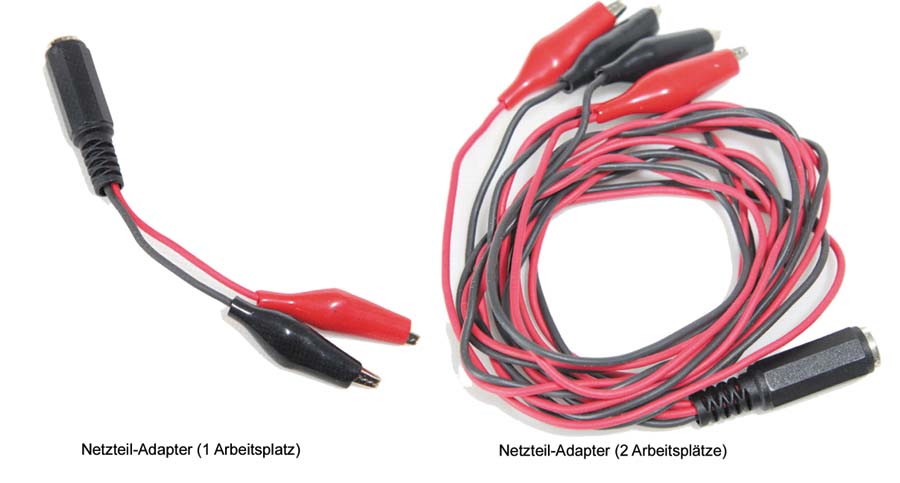 Einzelteile zu den Elektrobaukästen