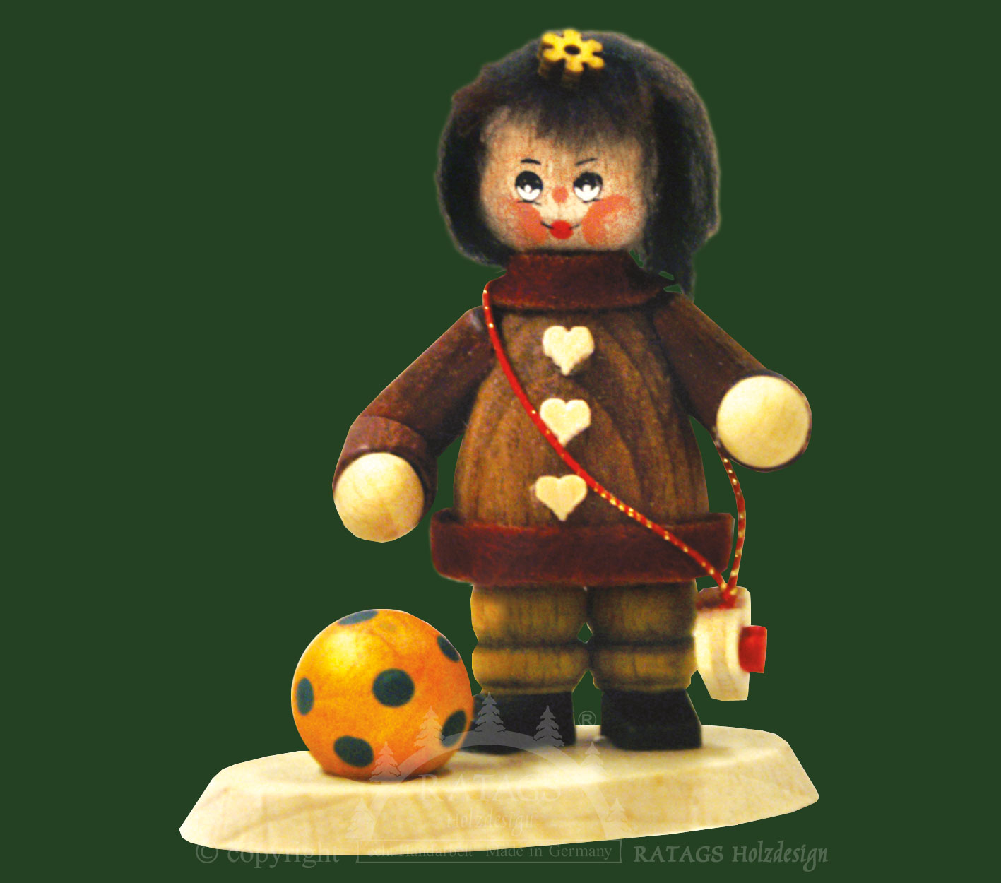 Sammler-Püppchen, Mädchen mit Ball