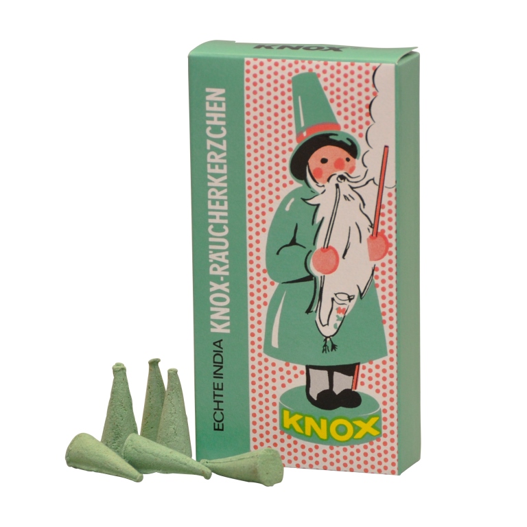 KNOX - Ostalgie Räucherkerzen Tanne Weihrauch, Sandel