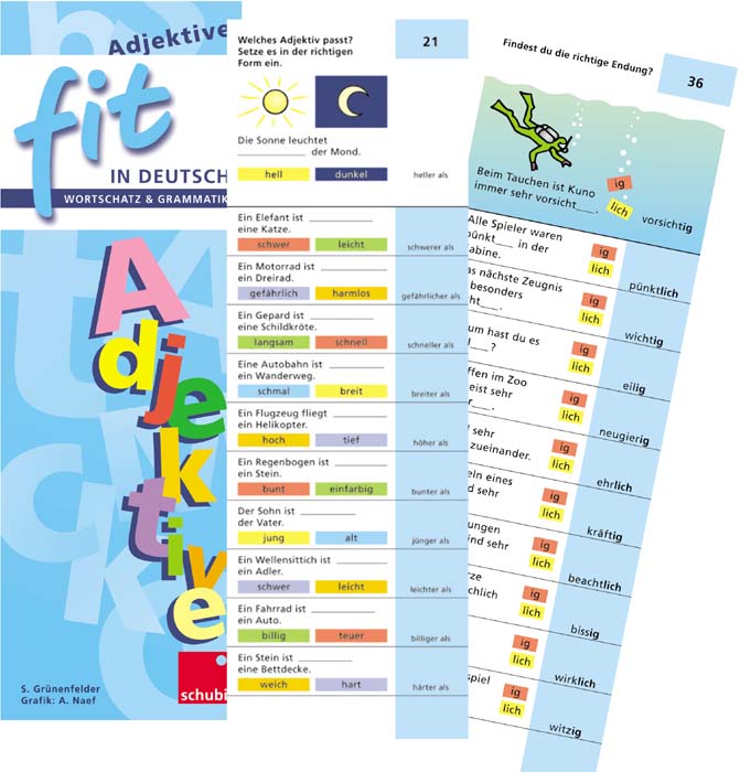 FIT in Deutsch - Wortschatz &amp; Grammatik: Adjektive