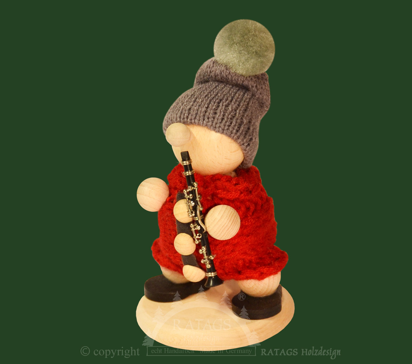 White Snow Band, Figur mit Klarinette