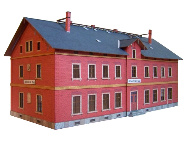 02-08-15-1-H0 - Schönheide Süd - Empfangsgebäude