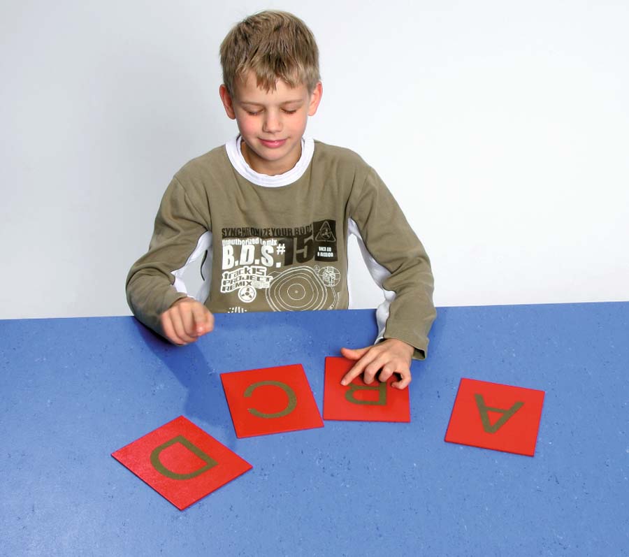 Sandpapier Buchstaben