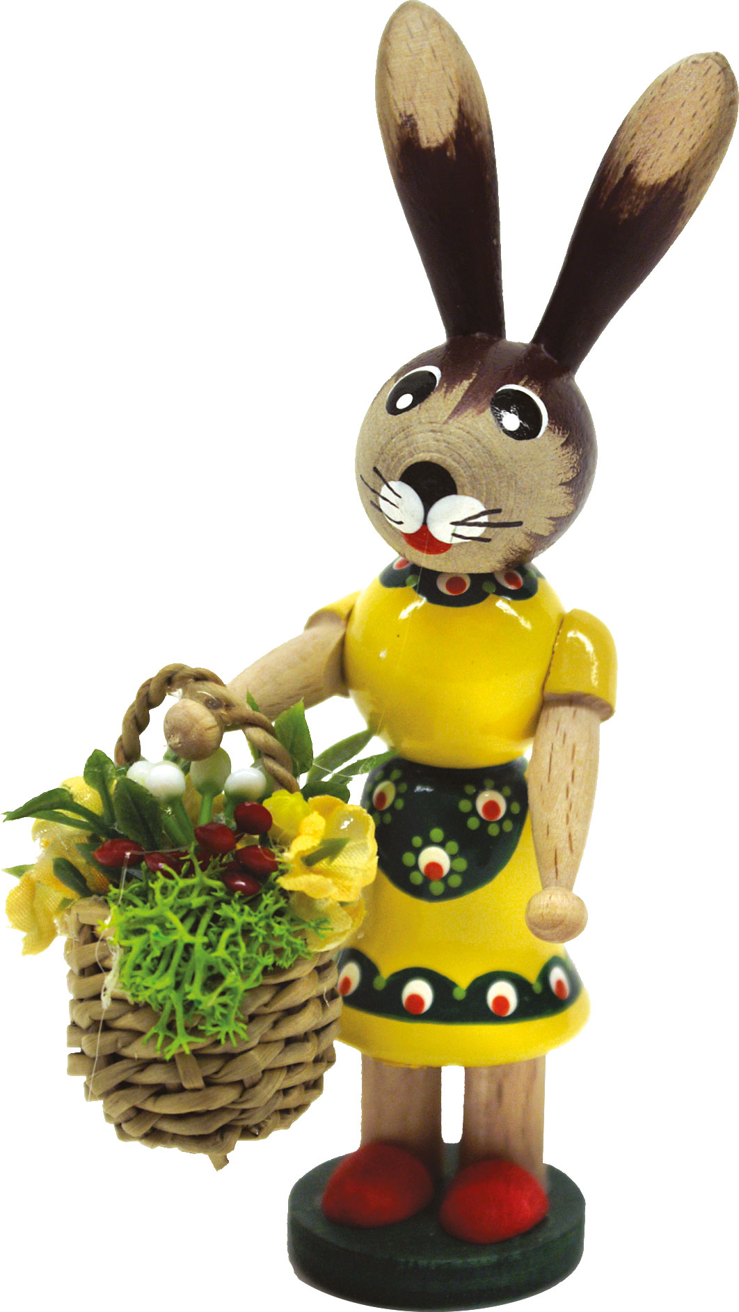 Osterhasenmädchen, gelb
