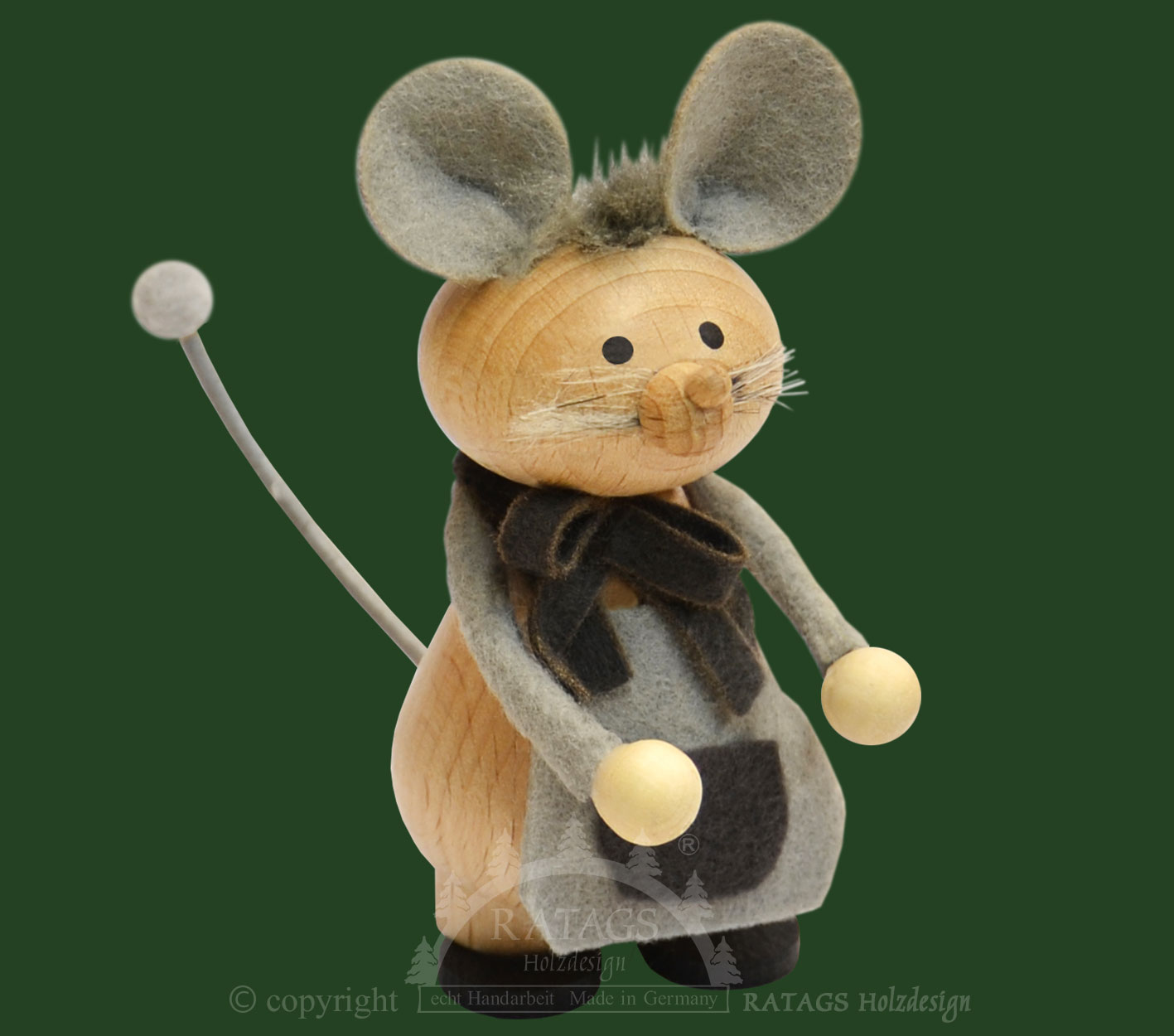 Maus mit Schürze