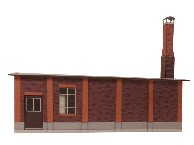 03-14-8-TT - Sächs. Einheitsbau  Werkstattanbau Satteldach