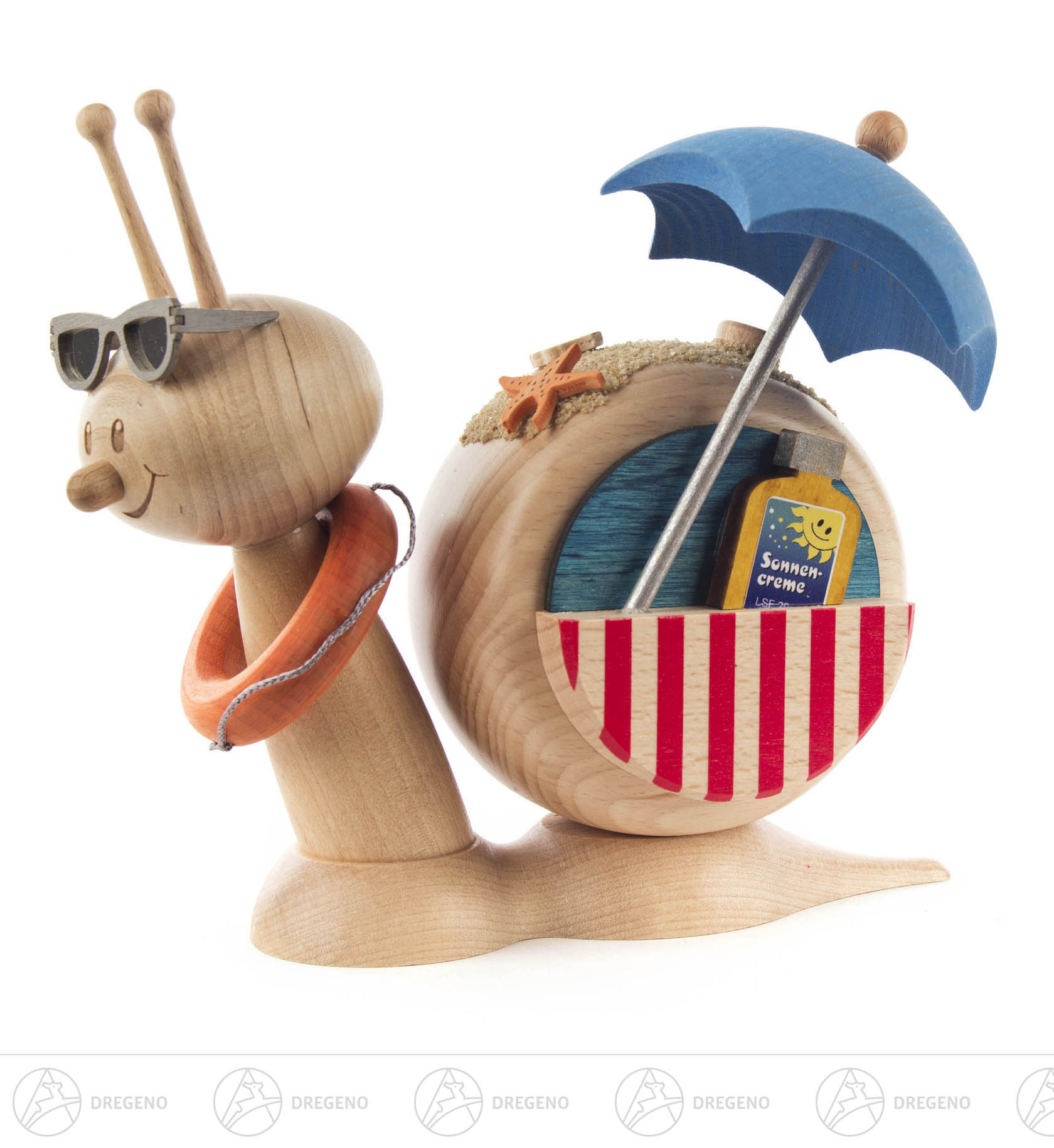 Räucherfigur Strandschnecke