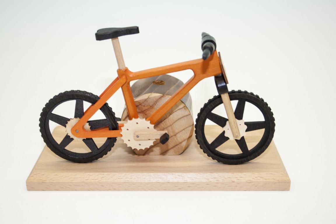 Raeucherfahrrad orange EBM Edition 22x9x14cm