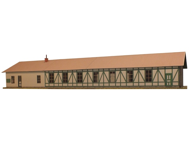 111-10-4 - Bahnhof Laubenbachmühle - Lokschuppen