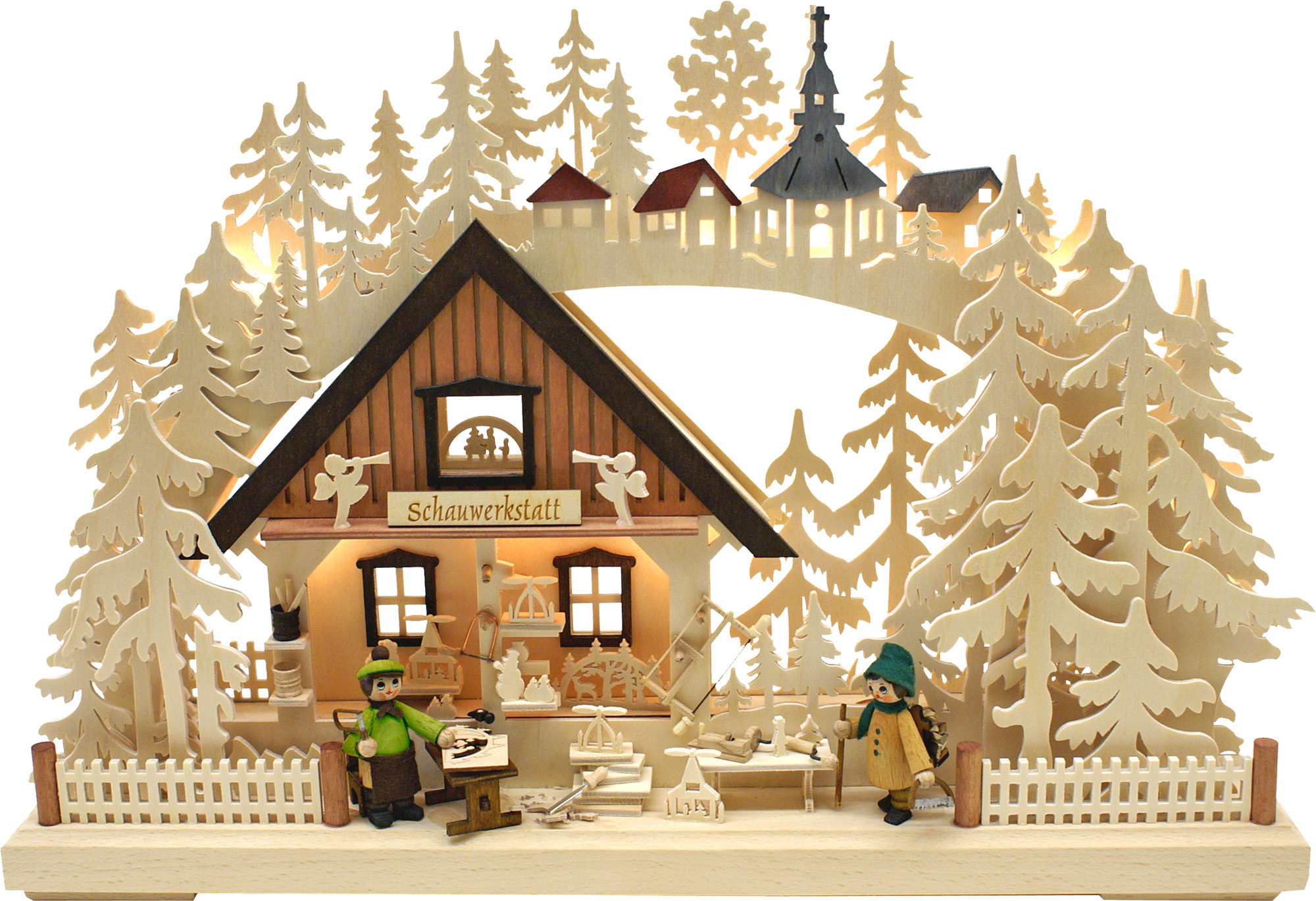 3D-Schwibbogen klein, Schauwerkstatt