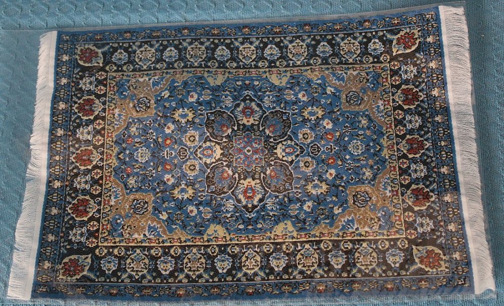 Teppich blau