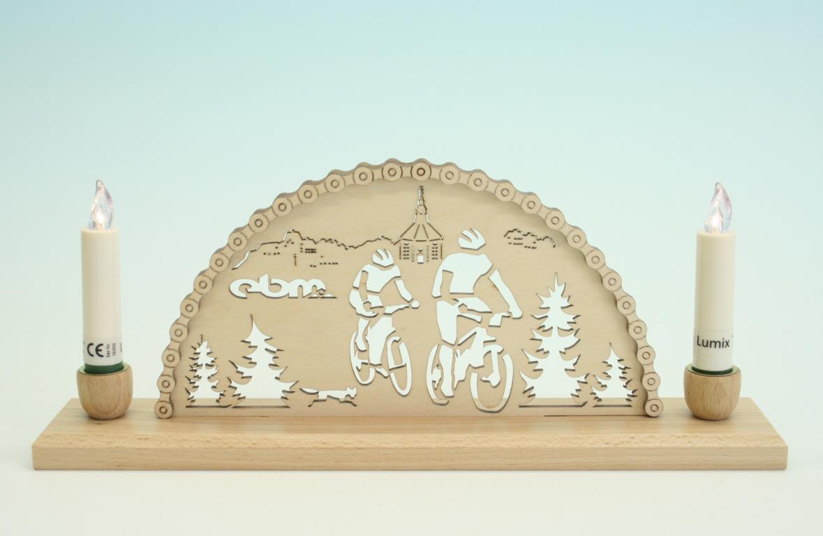 EBM Fahrradschwibbogen Lichterbogen  Maße 28 x 6 x 16 cm