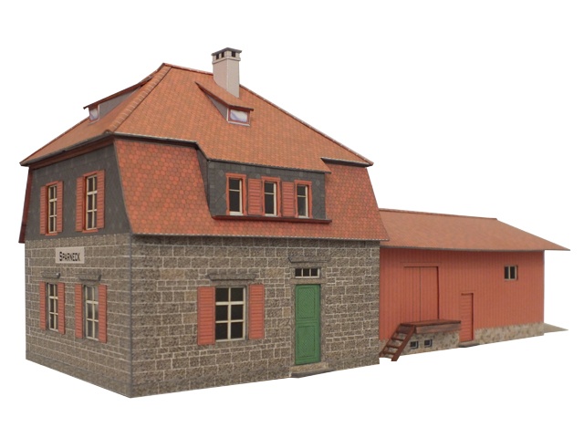 02-30-4-0-H0 - Bahnhof Sparneck