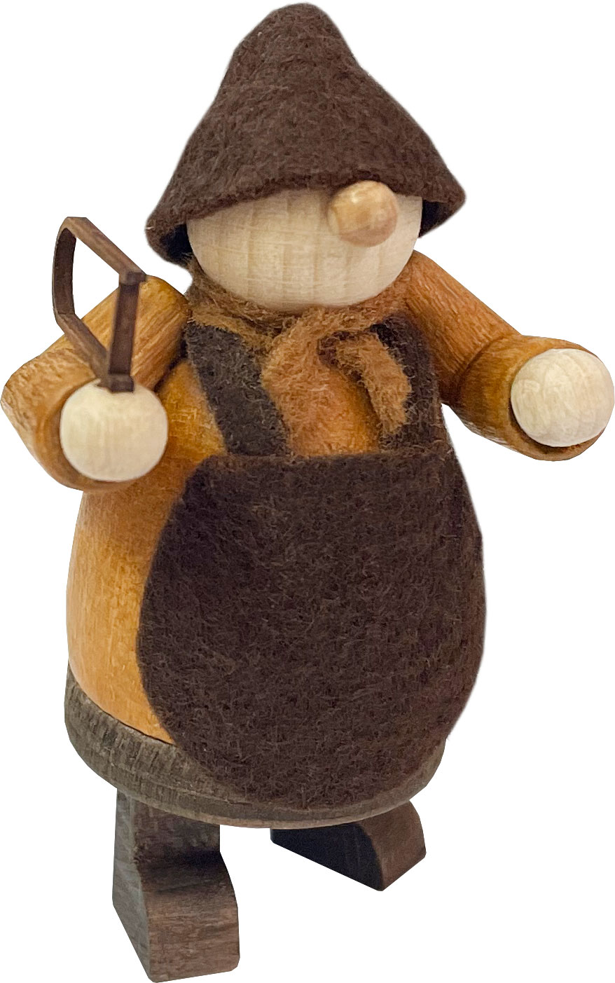 Figur, Walki, braune Schürze, Säge