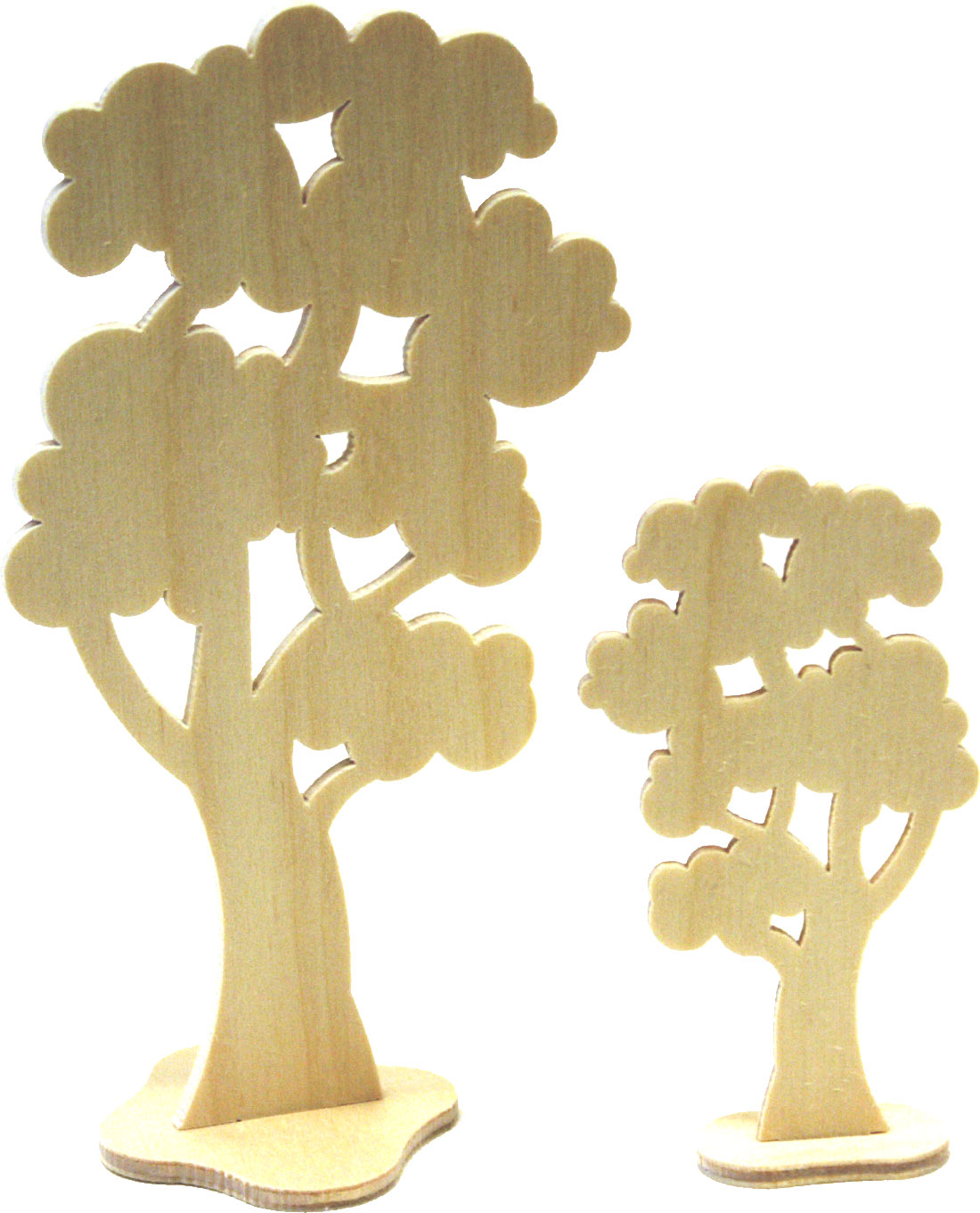Steckfiguren zum Basteln, Bäumchen