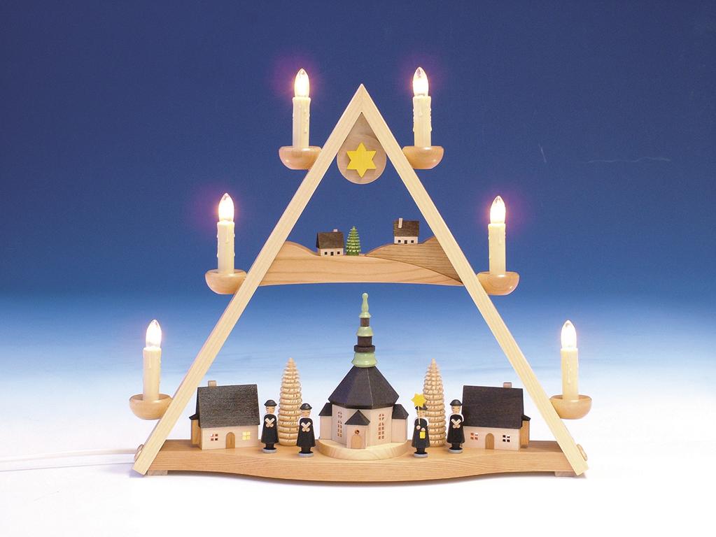 Schwibbogen Seiffener Kurrende  Landschaft