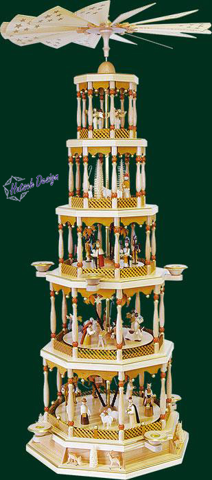Pyr. Chr. Geburt 5-st., natur, 22st. Spw. Stille Nacht