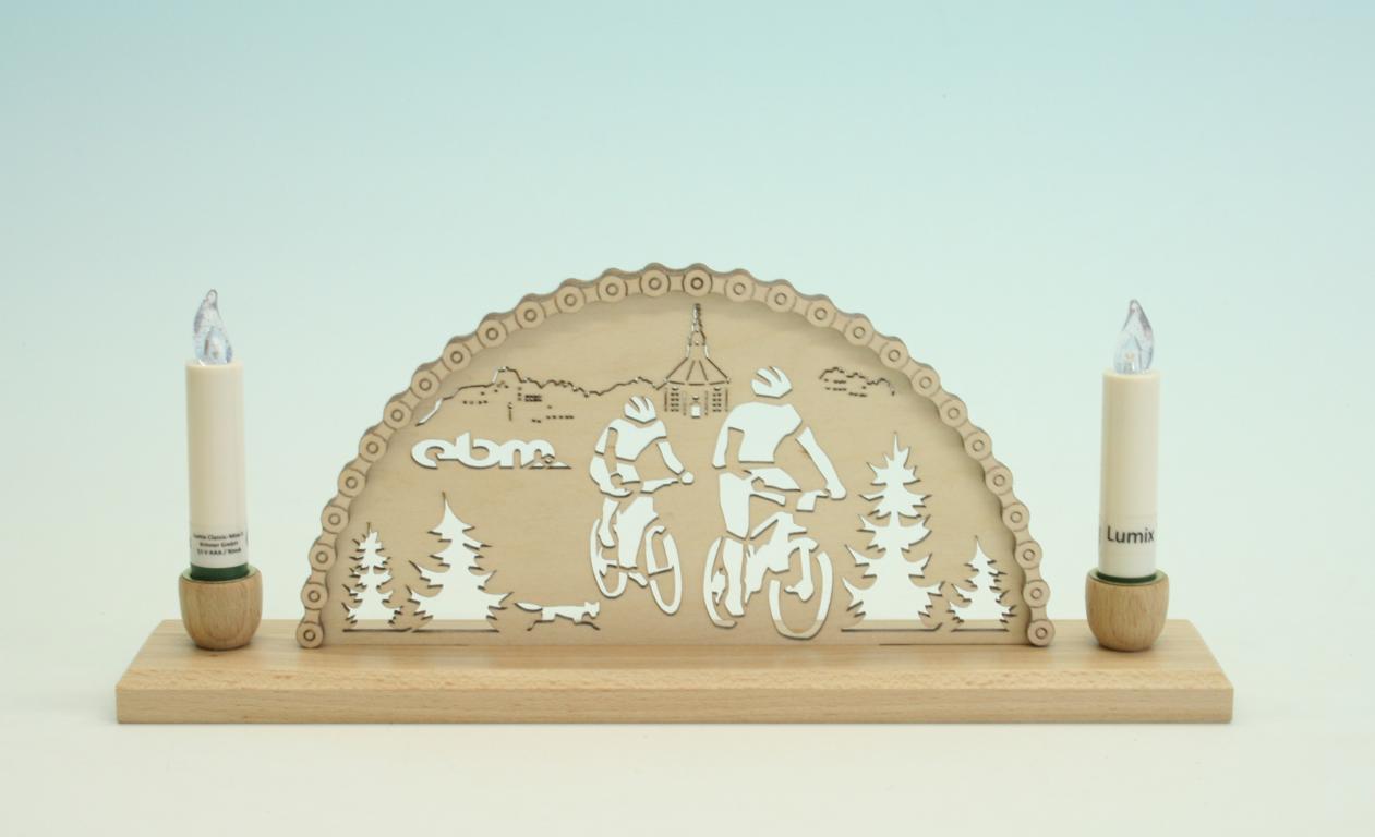 EBM Fahrradschwibbogen Lichterbogen  Maße 28 x 6 x 16 cm