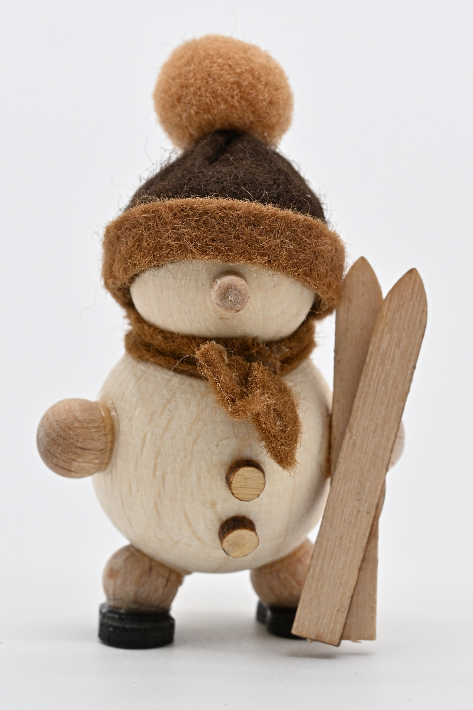 Schneemann, Skiträger