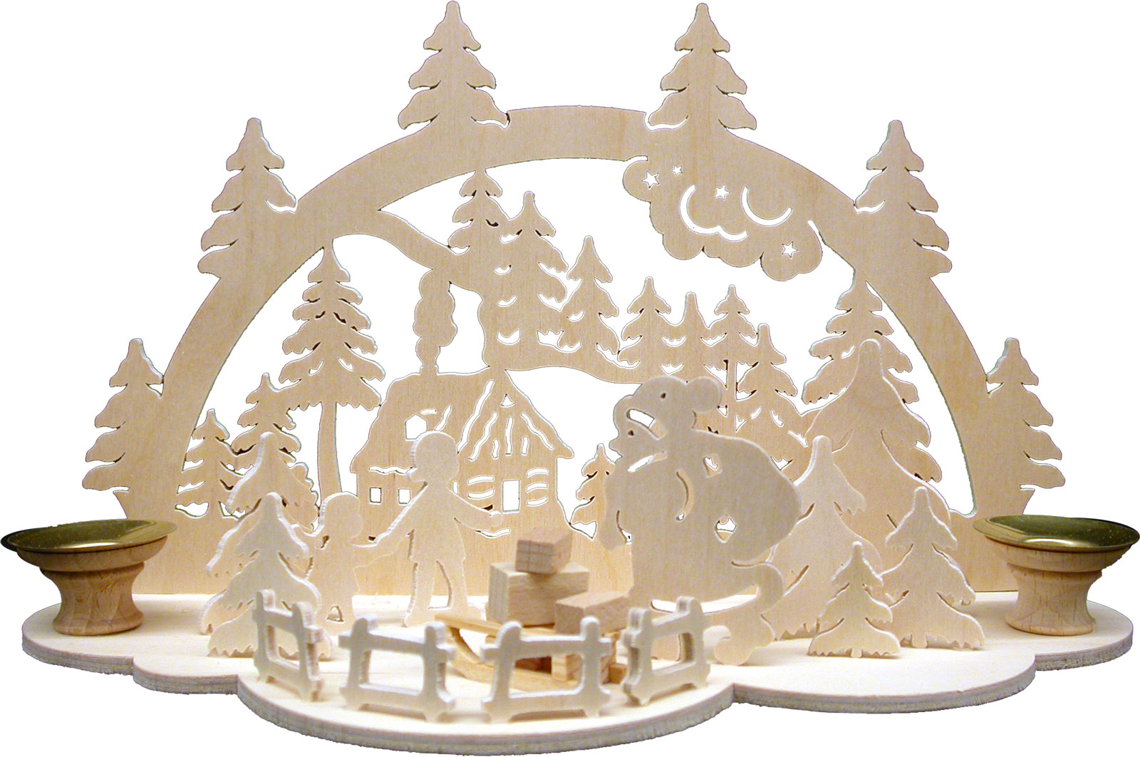 Tischschmuck zum Basteln, Weihnachtsmann