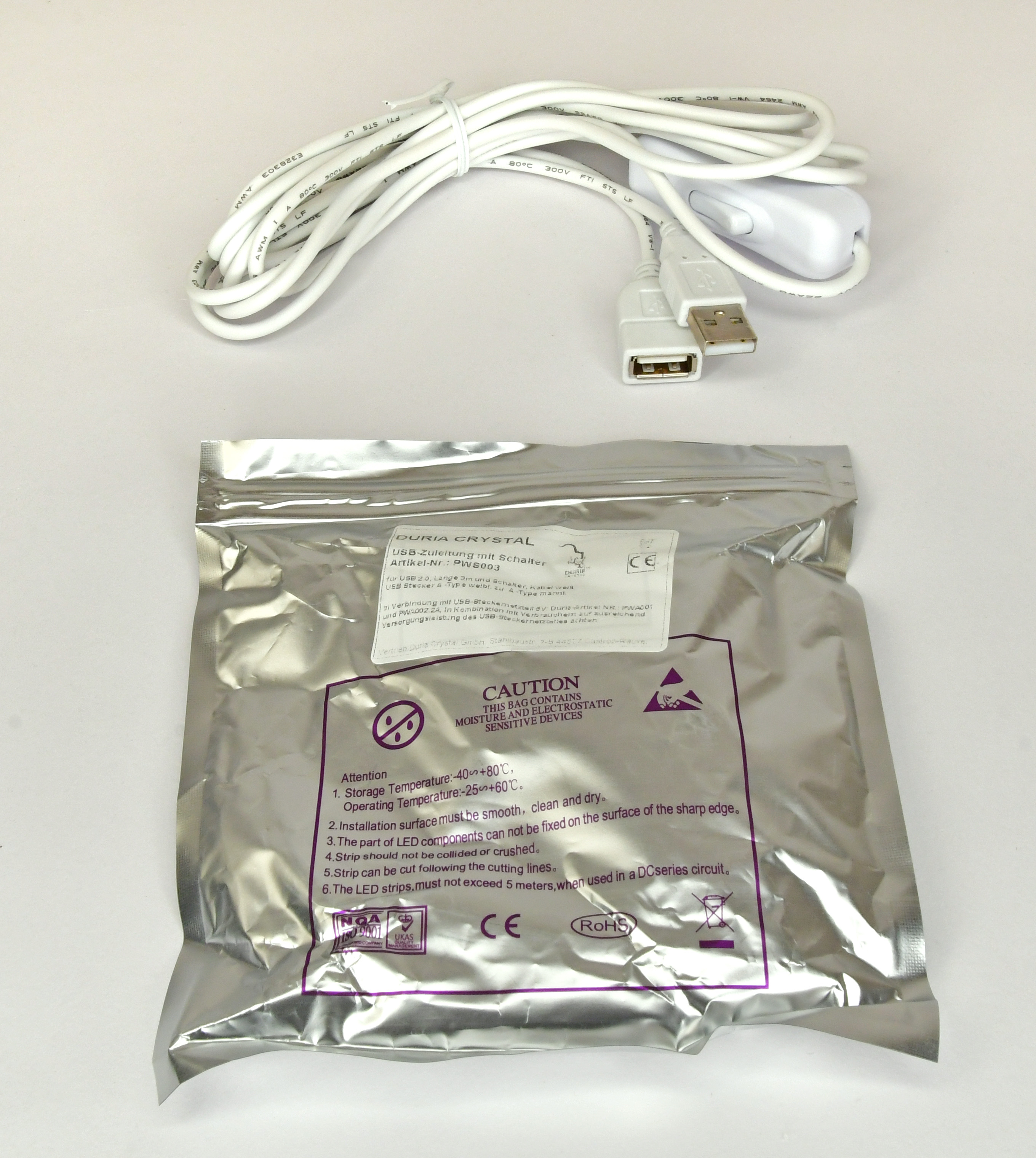 USB 2.0 Verbindungskabel 3m