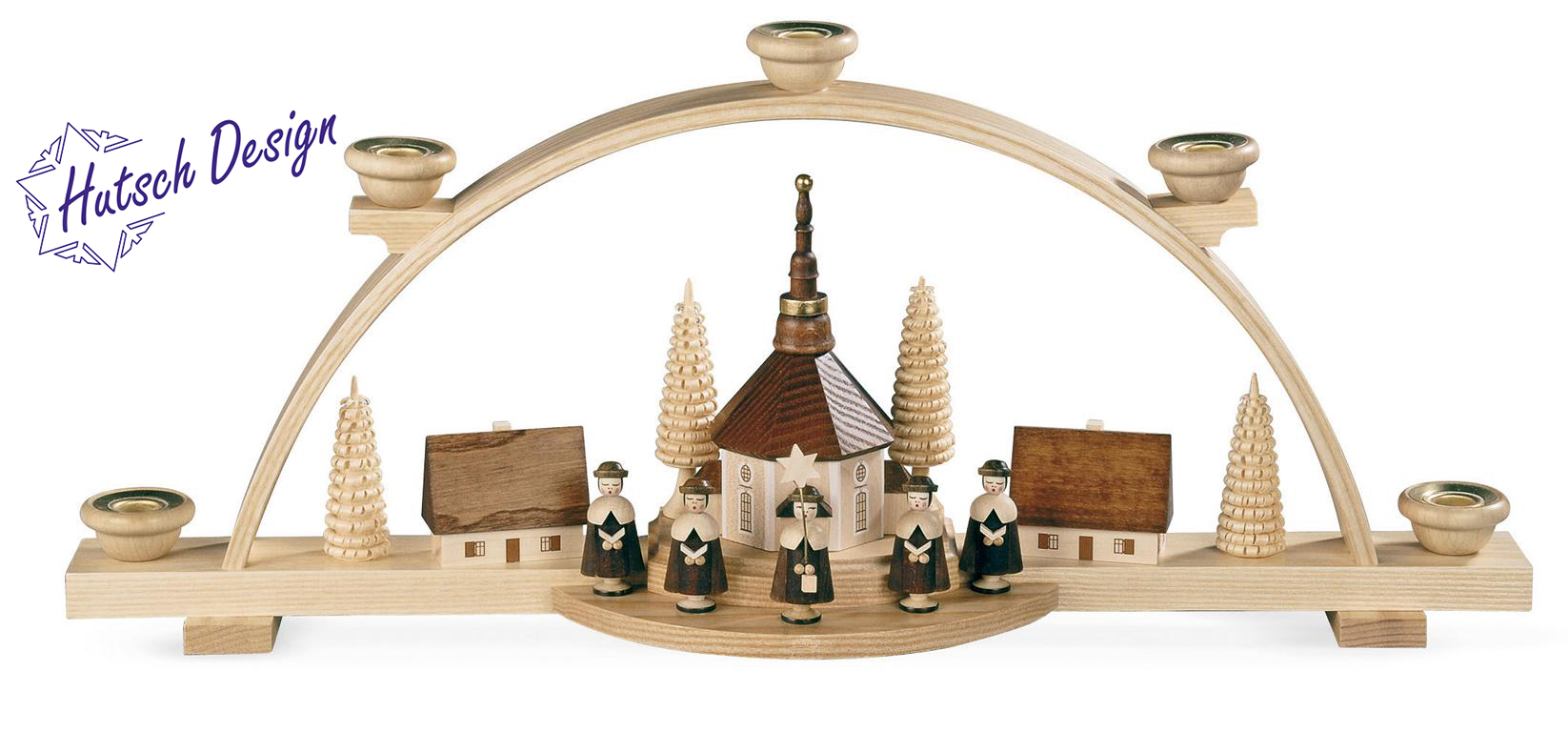 Schwibbogen Kurrende, natur