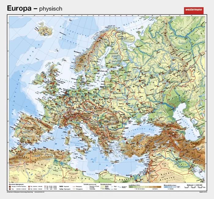 Europa - physisch / stumm