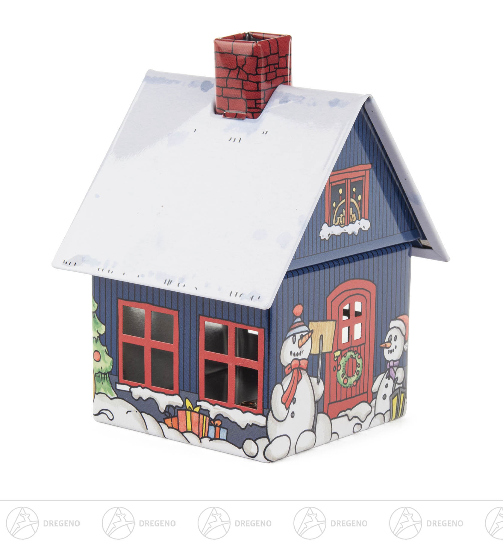 Räucherhaus Metall Weihnachtsabend