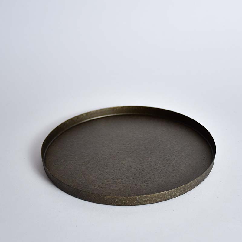 Teller-Magnet20, Met. braun