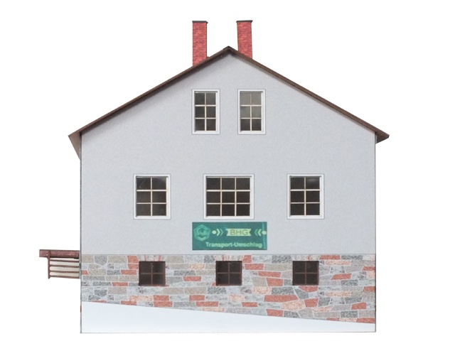 02-04-3-4-H0 - BHG-Gebäude Steinbach - Pressnitztalbahn