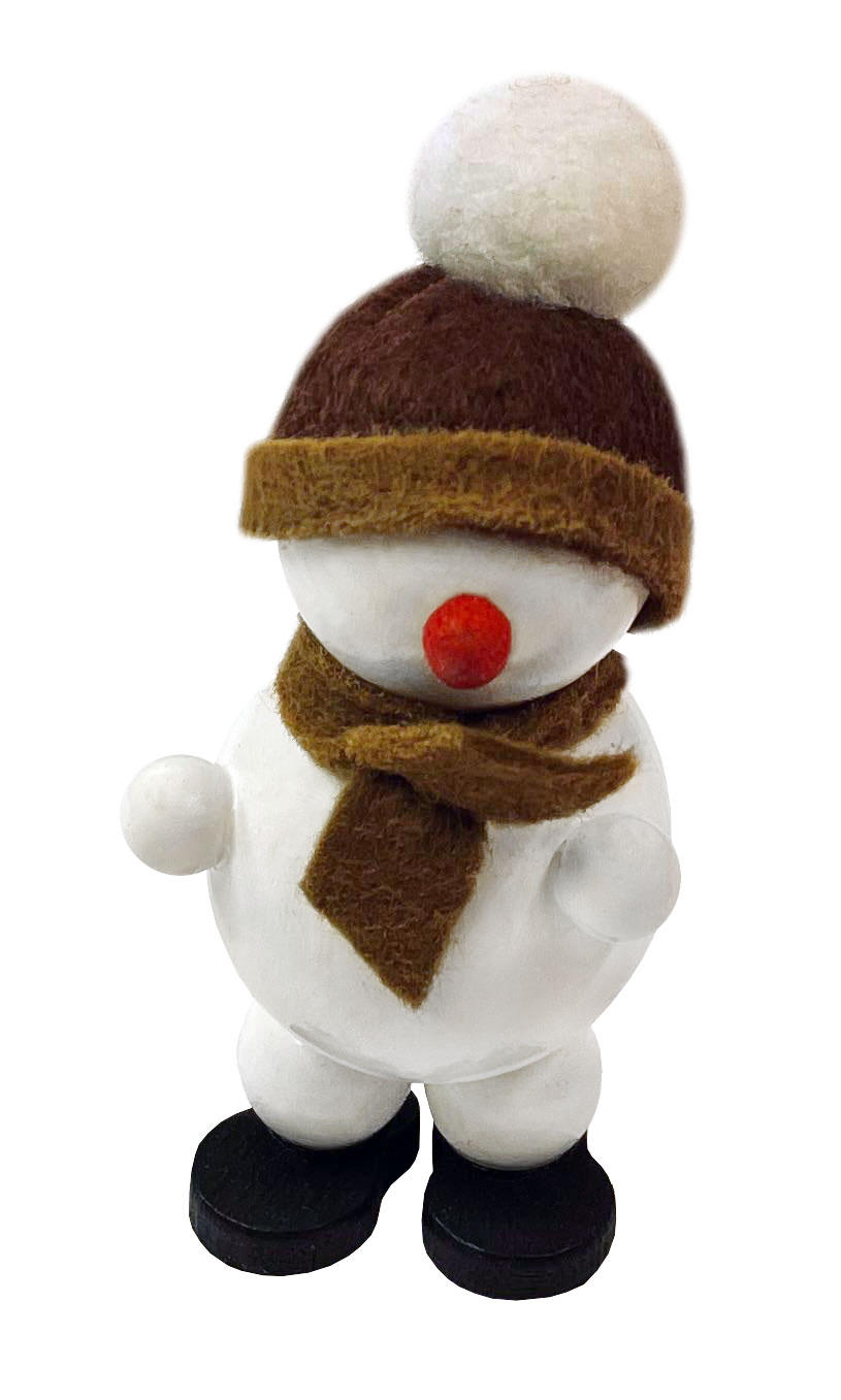 Schneemann weiß stehend