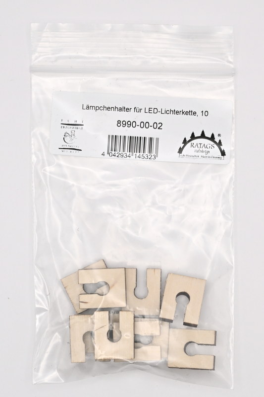 Lämpchenhalter für LED-Mini-Lichterkette 10 Stück, Ã¸ 5 mm
