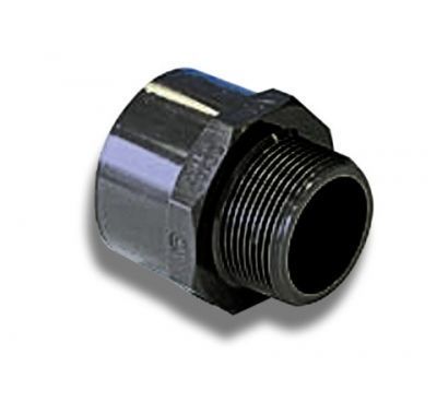 PVC Übergangsnippel 20/16x3/8" AG