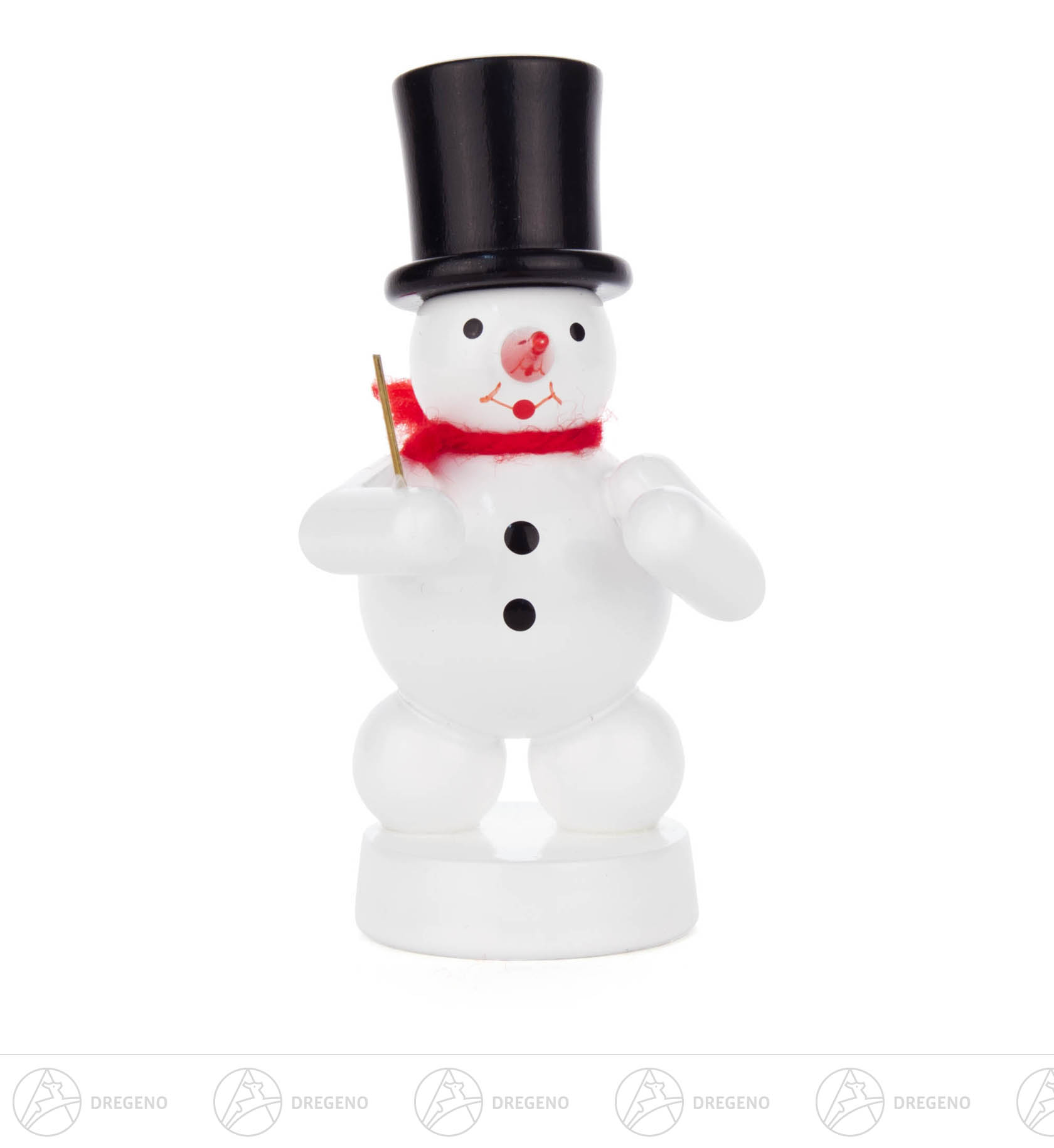 Schneemann Dirigent 8cm