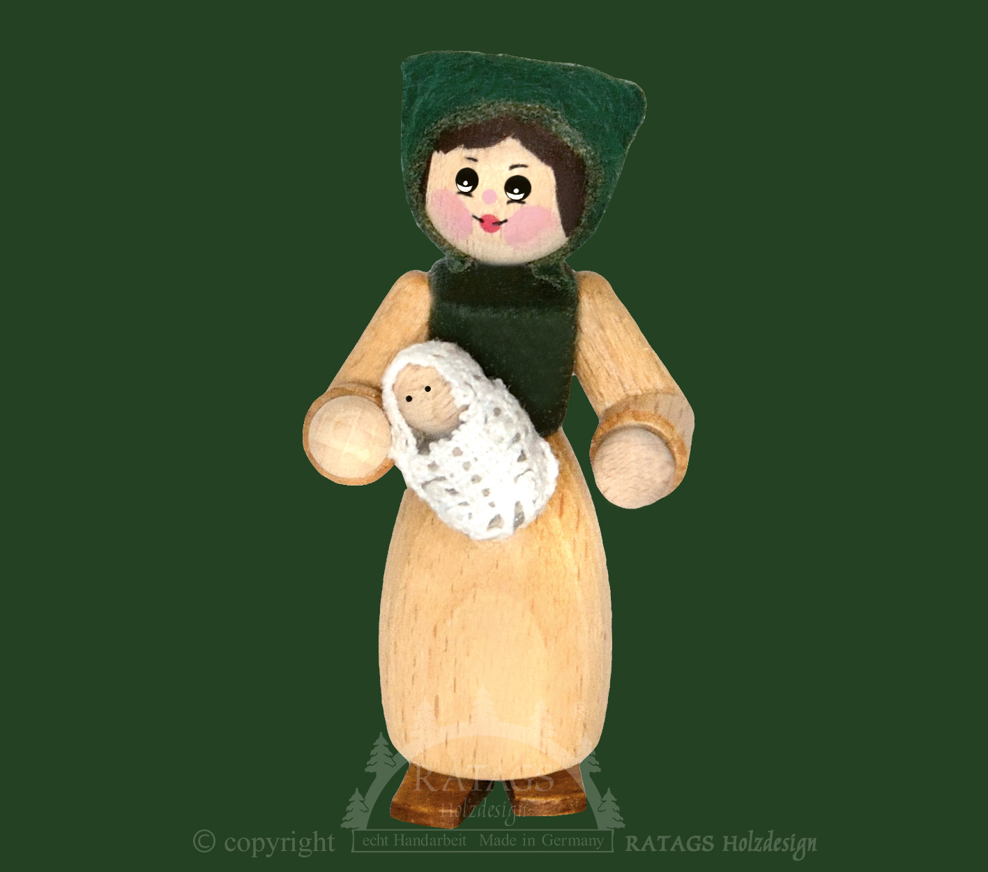 Sammler-Püppchen, Frau mit Baby
