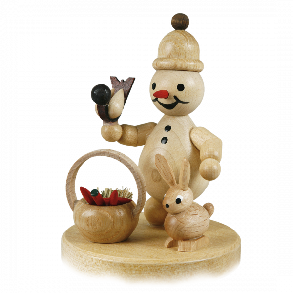 Schneemann, Junior, Hase, Korb, Vogel Sockel 8 cm