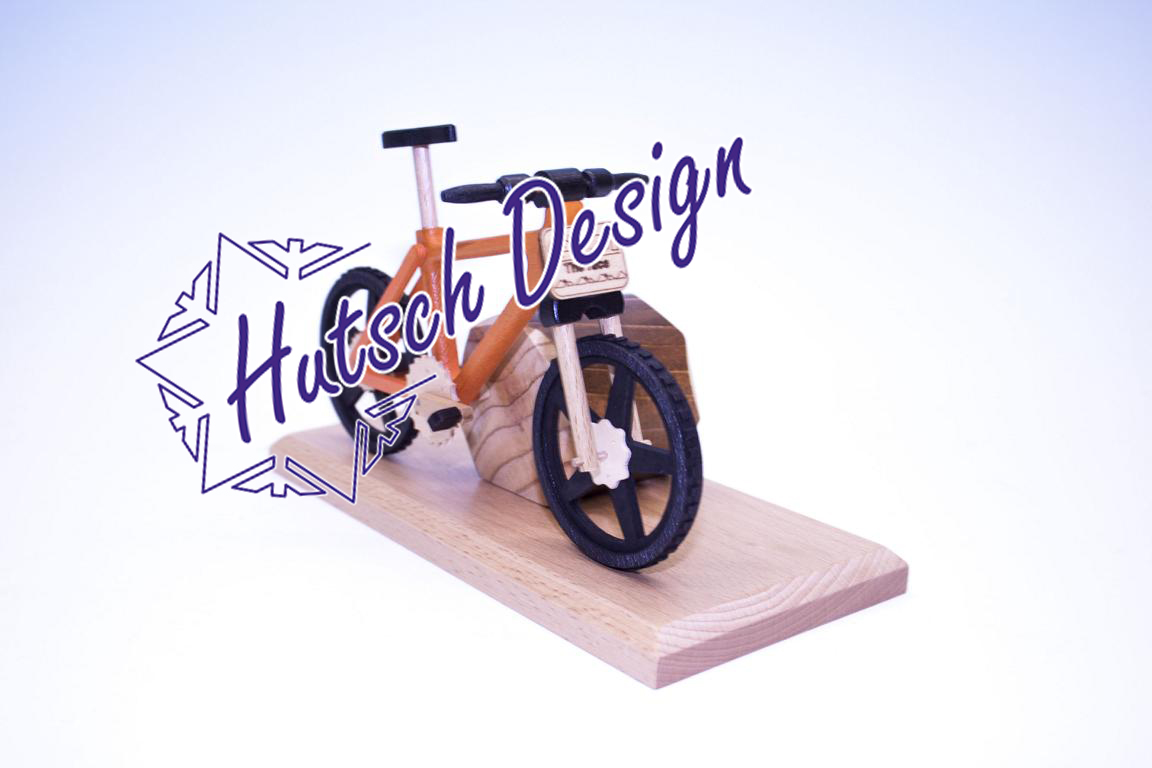 Raeucherfahrrad orange EBM Edition 22x9x14cm