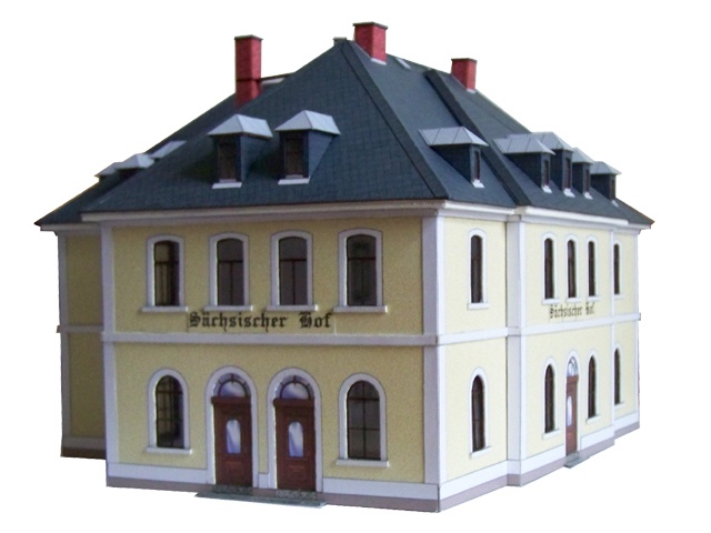 02-04-1-8-TT - Bahnhofshotel "Sächsischer Hof" Jöhstadt - Pressnitz
