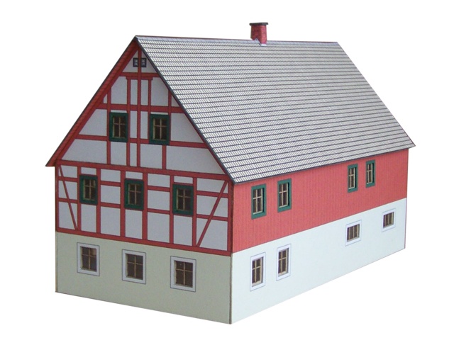 04-14-H0 - Fachwerkhaus Wohnstallhaus - Pretzschendorf