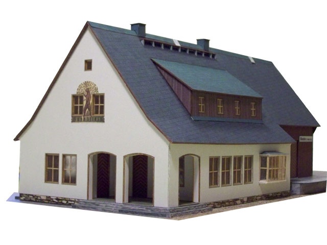 02-07-13-1-H0 - Bahnhof Bärenstein - Hauptgebäude