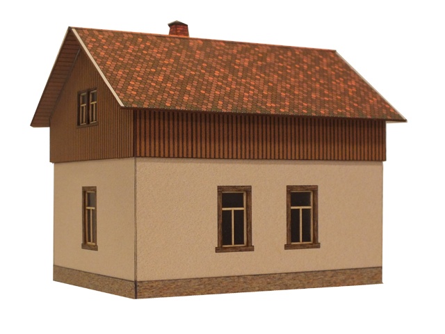 02-16-2-2-H0 - Bahnhof Freital-Cossmannsdorf - Beamtenwohnhaus