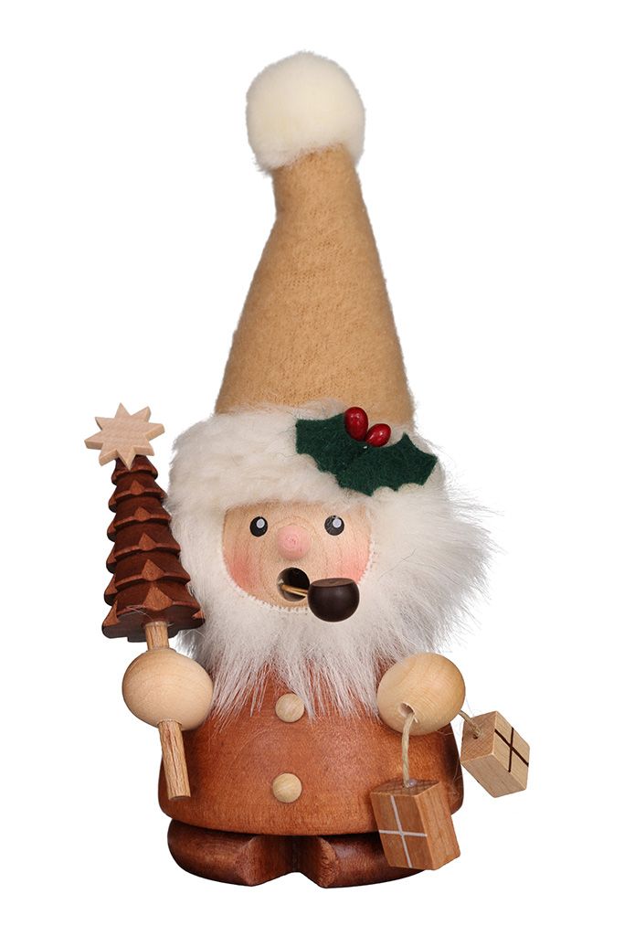 Räuchermänner Weihnachtsmann natur 14,0 cm