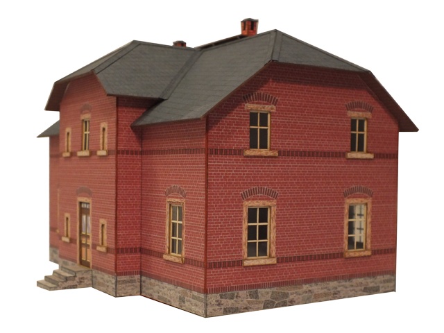 03-05-N - Sächsischer Einheitsbau  Eisenbahnerwohnhaus 1,5 Kli
