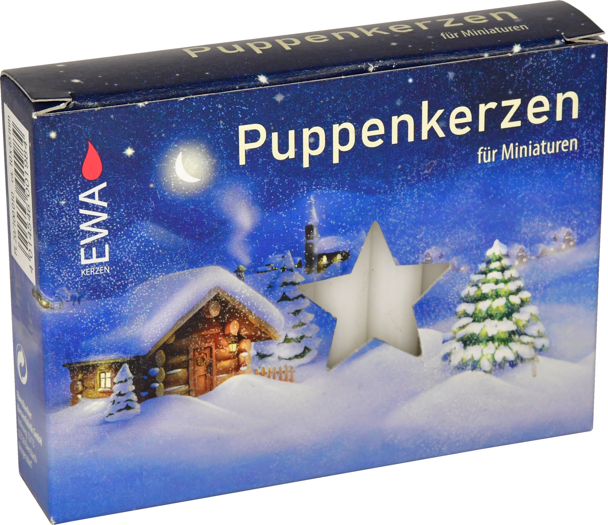 Puppenlichter, 20 Stück, weiß