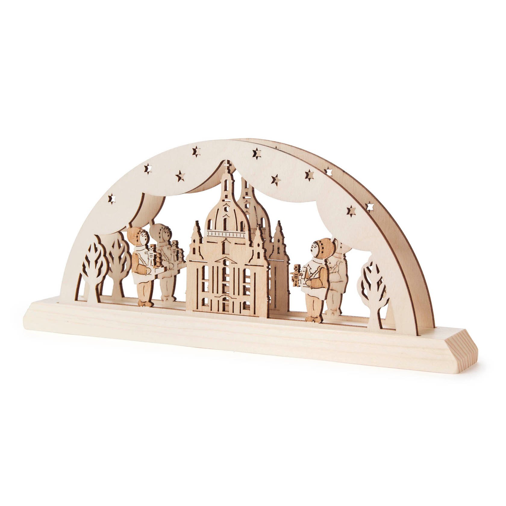 Serviettenständer mit Dresdner Frauenkirche 23x10cm