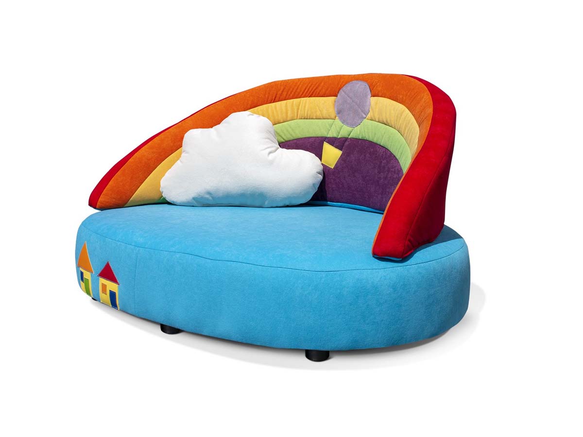 Kindersofa Regenbogen