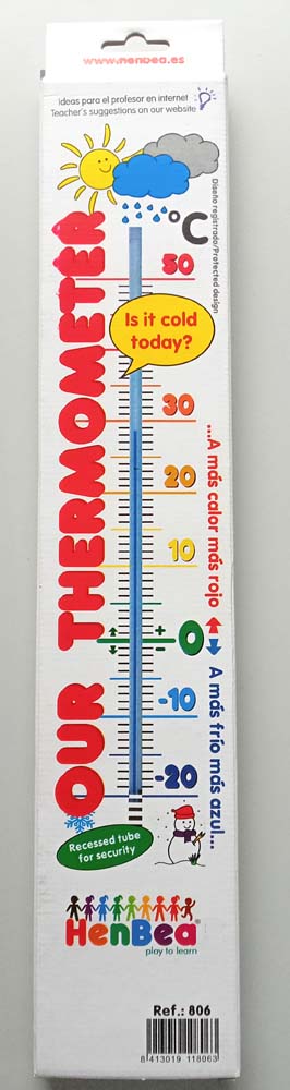 Großes Klassenthermometer